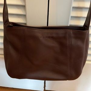 Coach slim cross-body 4186 handbag chocolate brown